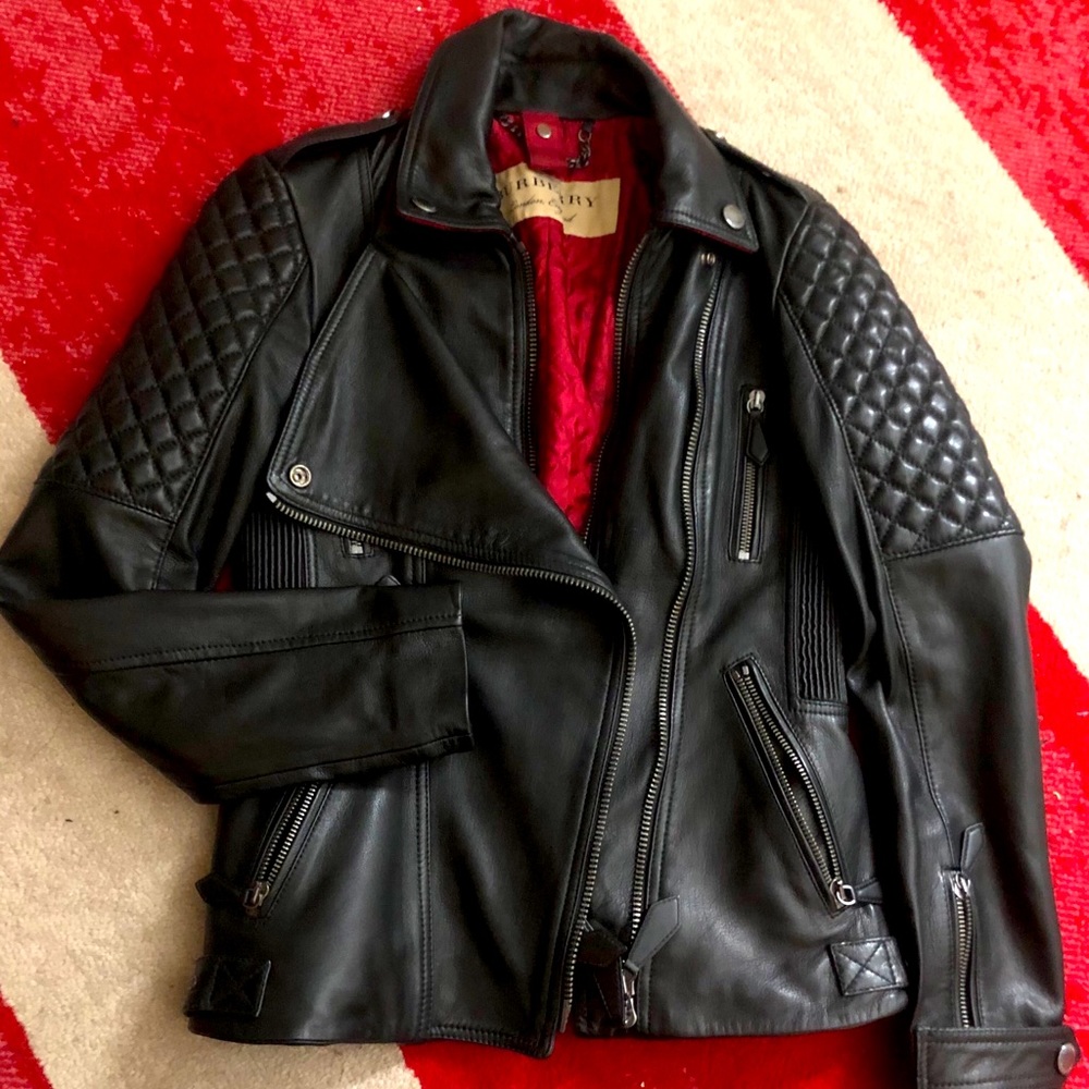 Burberry leather jacket part 2